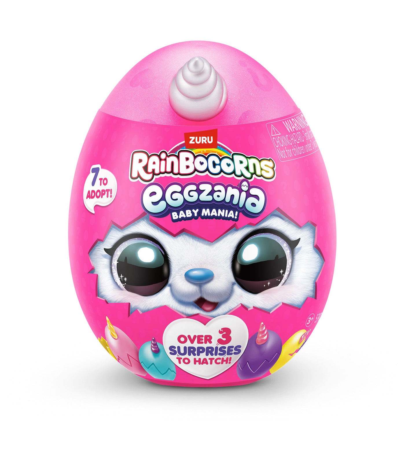 Eggzania Surprise S1 Plush Soft, Mini Pink