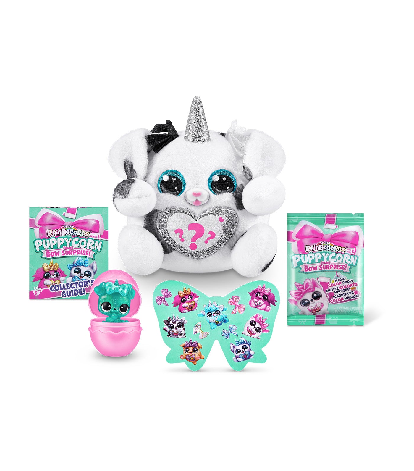Puppycorn Bow Surprise S6 Pink Horn