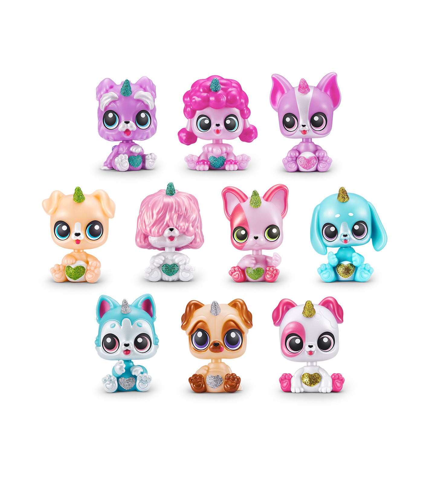 Pocket Puppycorn 3 Pack Multicolo