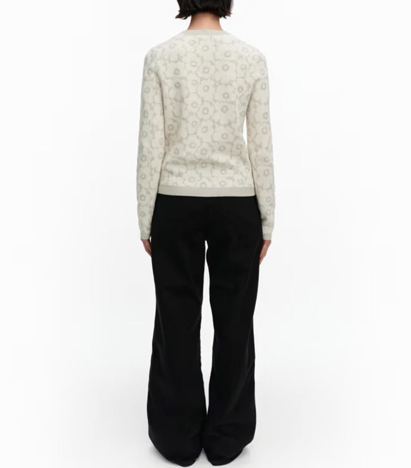 Arvaus Unikko Knitted Cardigan Off-White/Light Gray