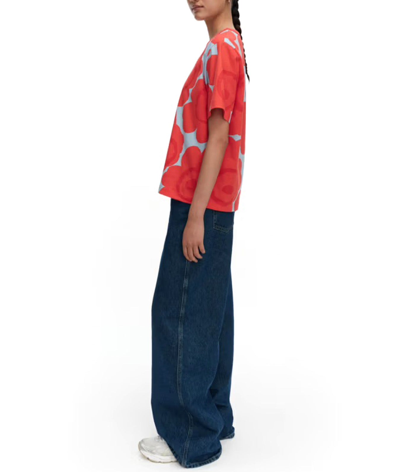 Erna Unikko Kioski T-Shirt Light Blue/Red
