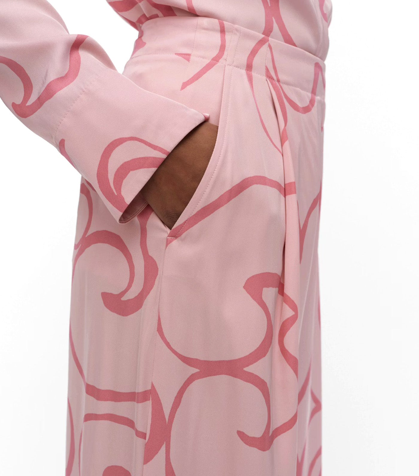 Nähtävyys Keidas Trousers Light Pink/Light Pink