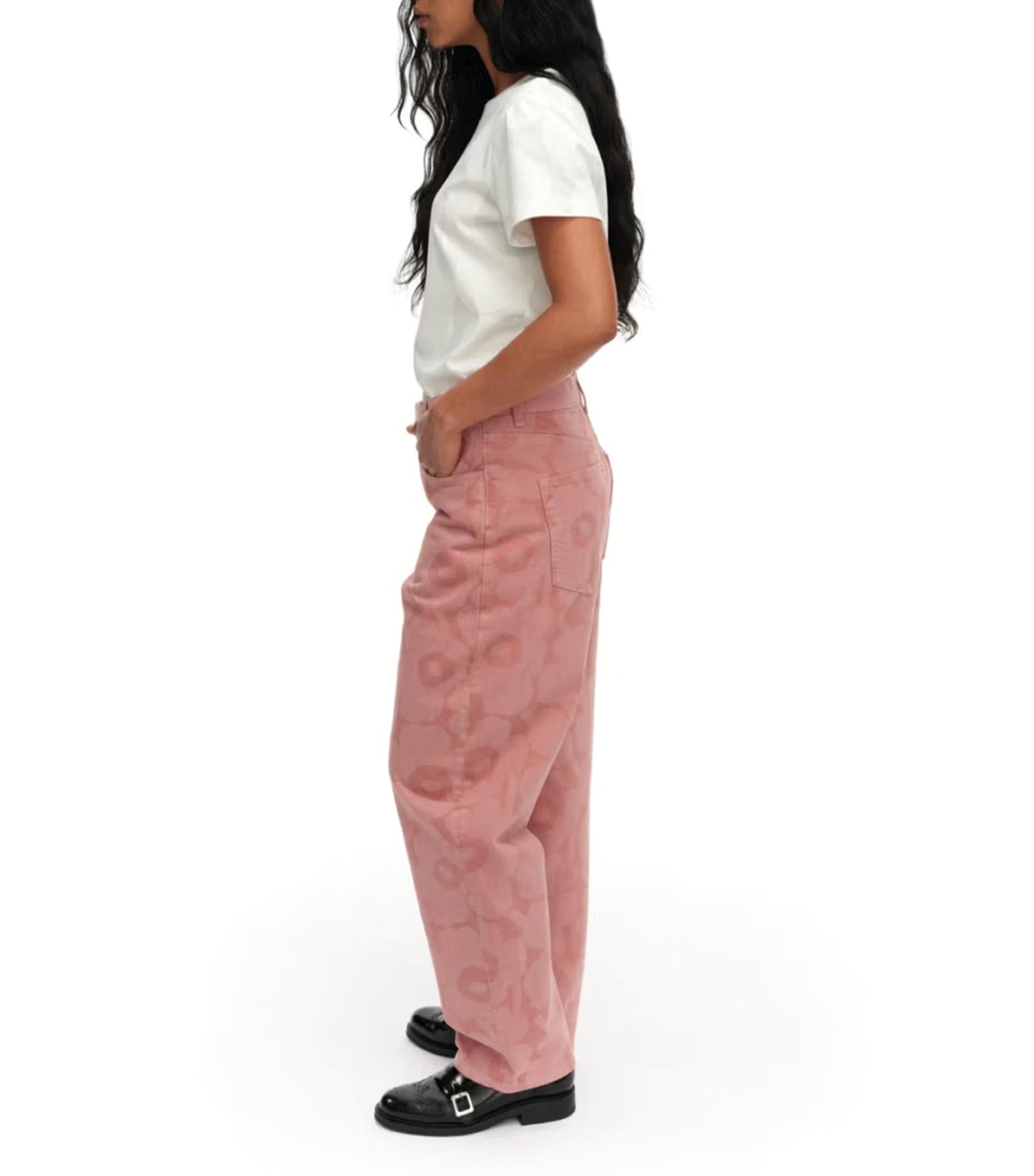 Maridenim Barrel Unikko Jeans Pink/Light Pink