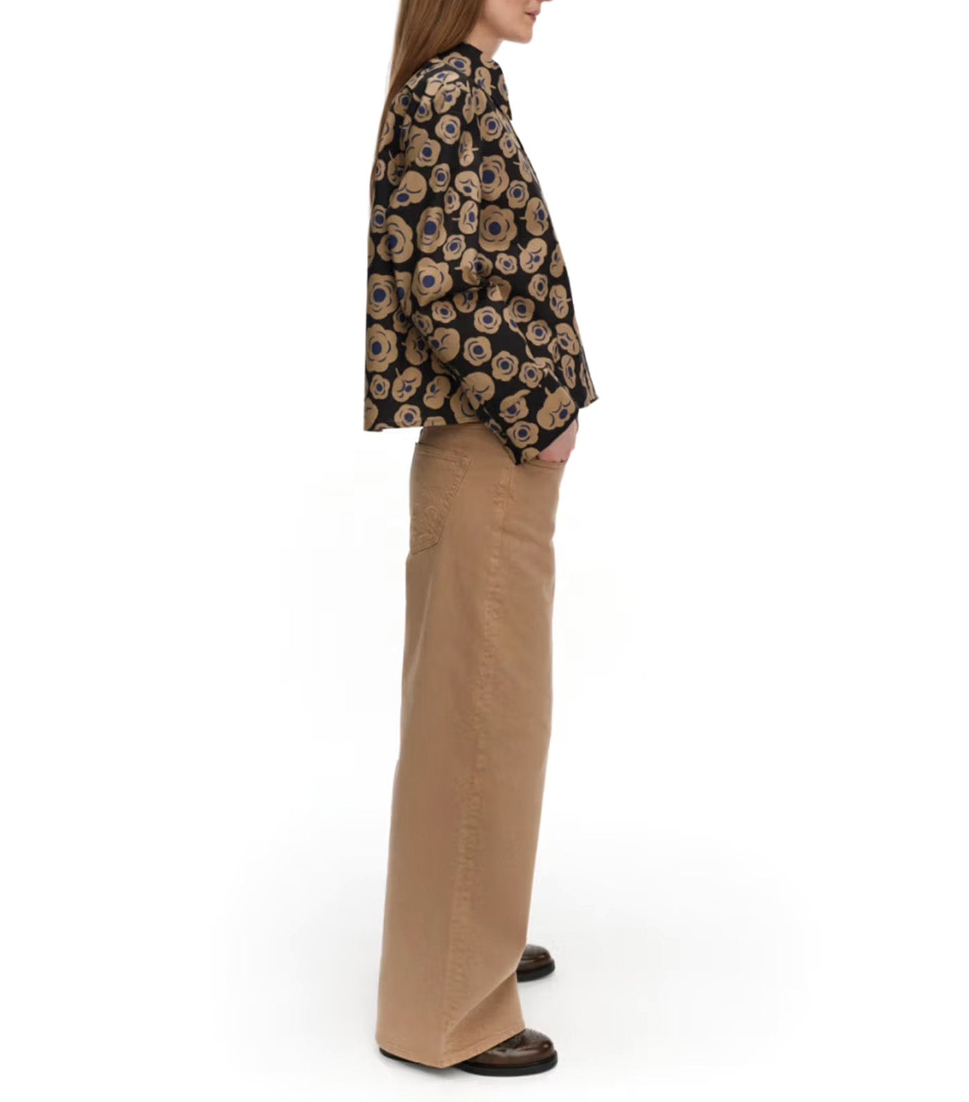 Luotta Tumma Blouse Black/Beige/Blue