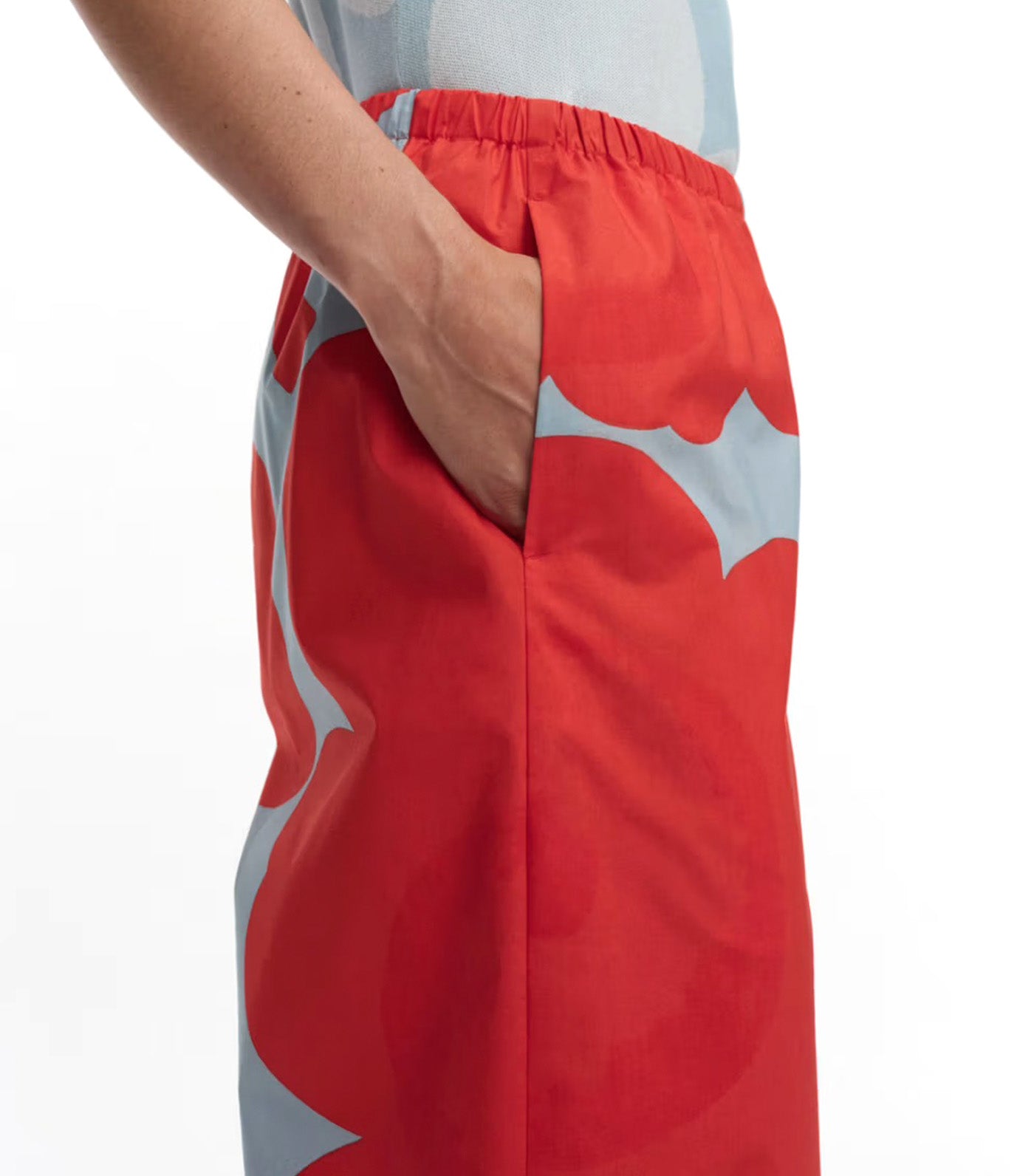 Kappale Unikko Trousers Red/Light Blue