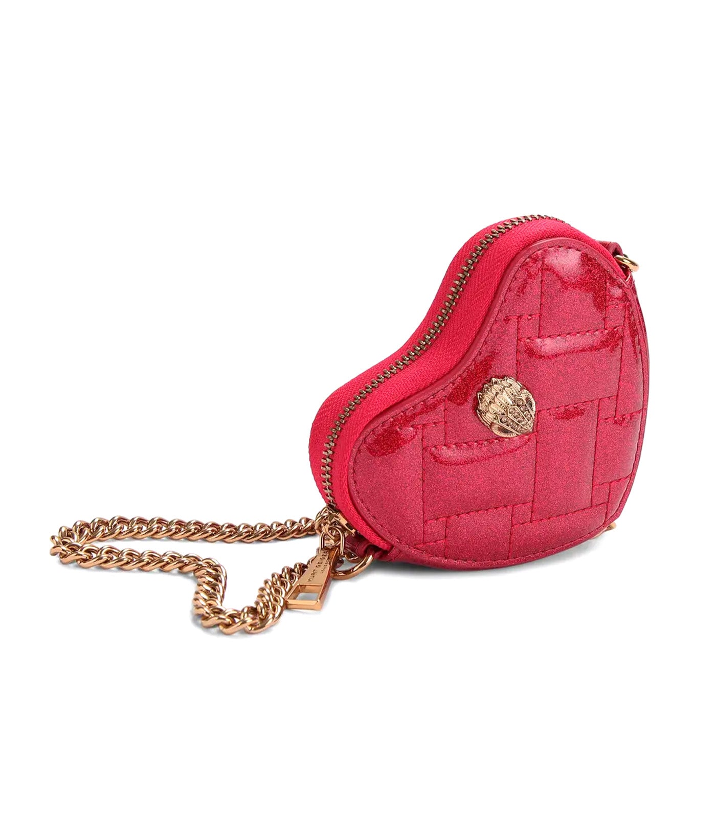 Kurt Geiger Micro Heart Cross Body Red