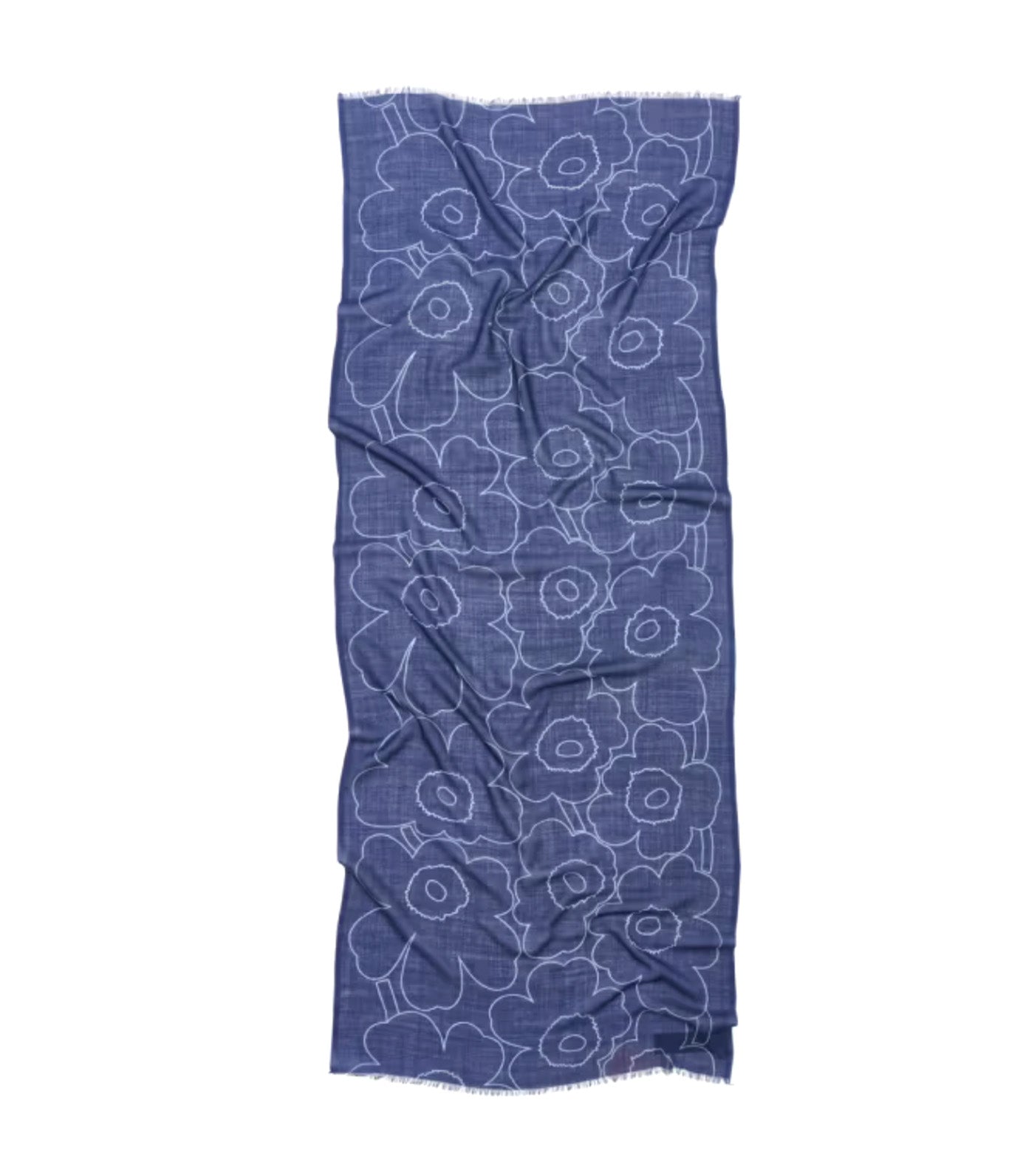 Fiore Piirto Unikko Scarf Dark Blue/Light Blue