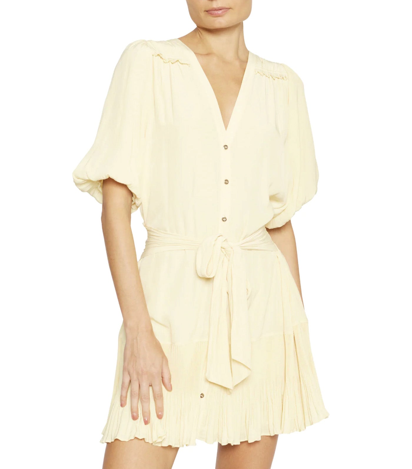 Florencia Short Sleeve Mini Dress Butter