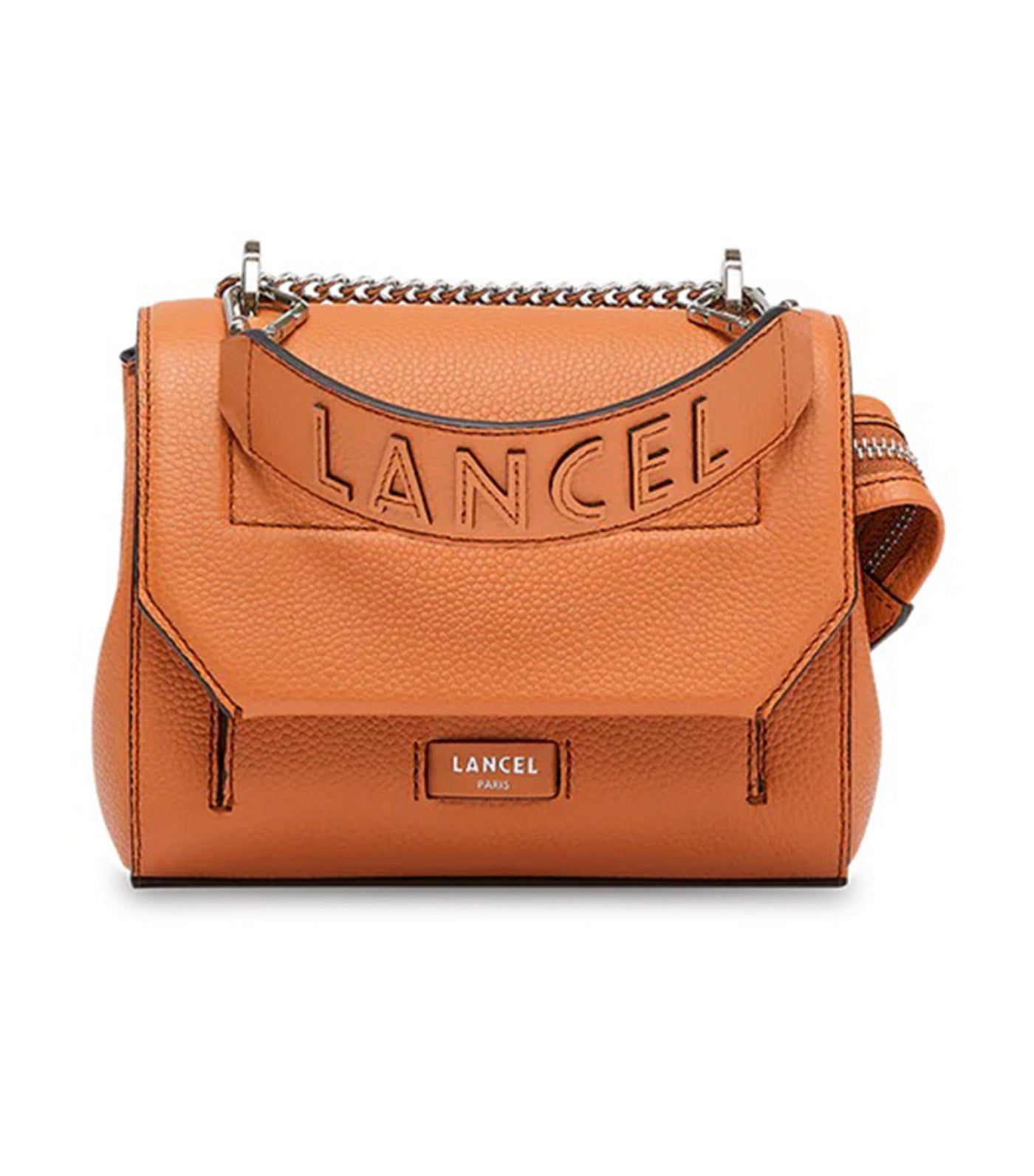 Lancel Ninon de Lancel S Flap Bag 20 Camel