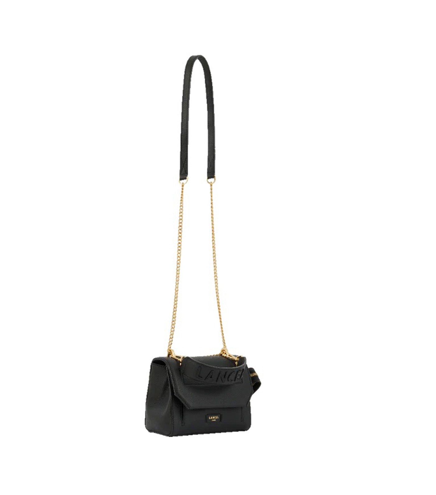 Lancel Ninon de Lancel S Flap Bag JD Black/Gold
