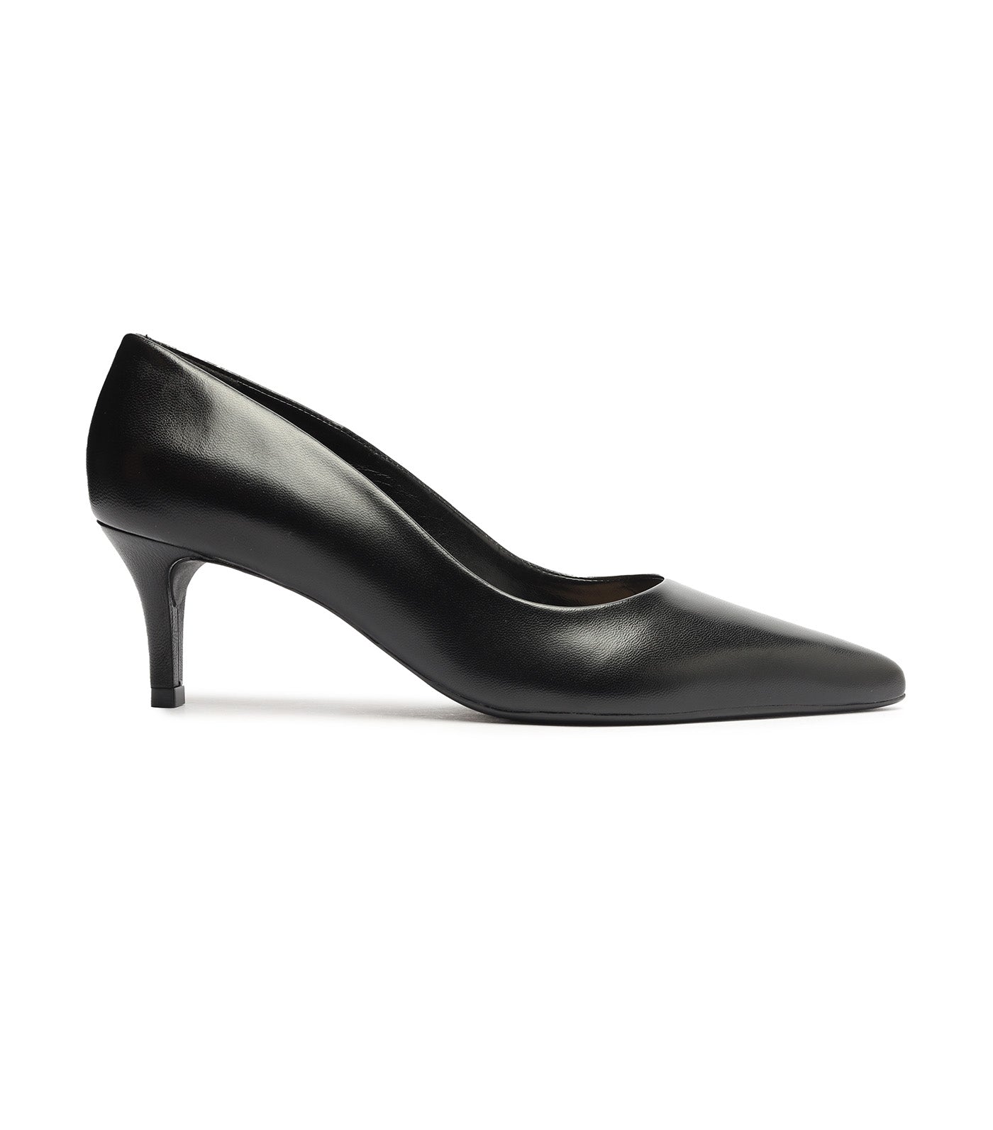 Low Heel Pointed Toe Shoes Black