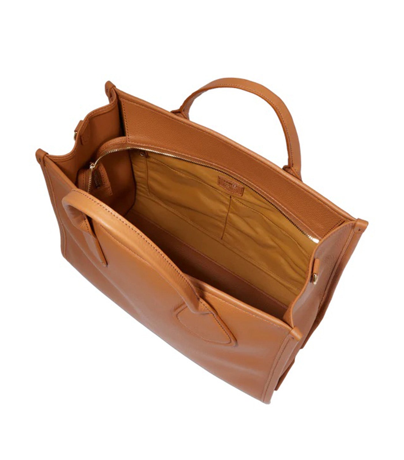 Lancel Jour de Lancel M Zip Tote 20 Caramel