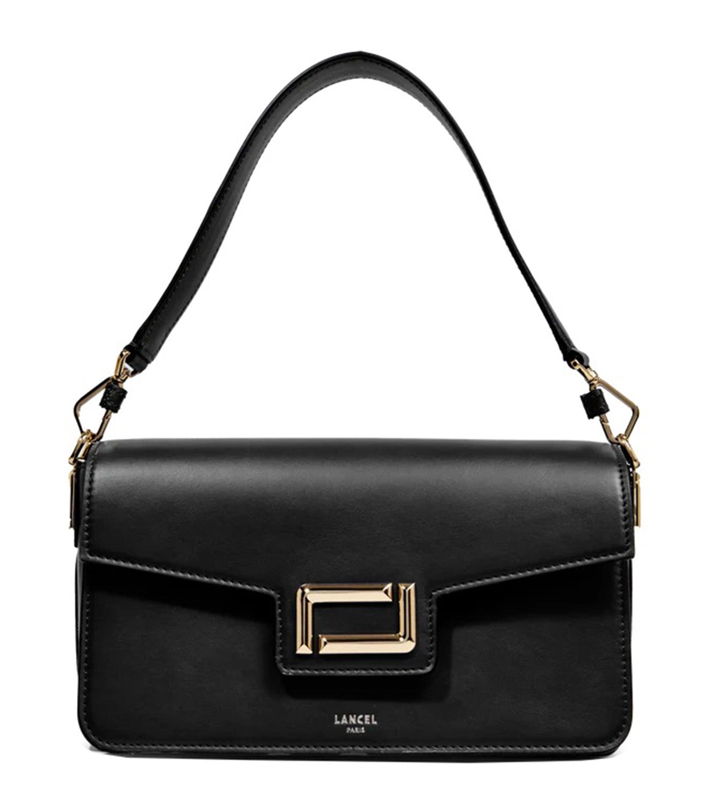 Lancel Angèle de Lancel M Flap Bag 10 Black
