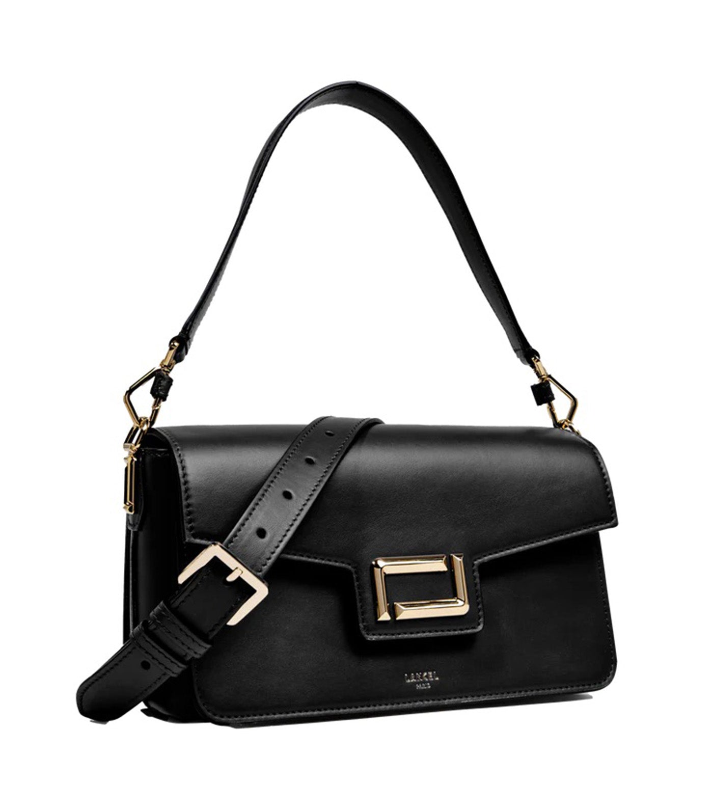 Lancel Angèle de Lancel M Flap Bag 10 Black