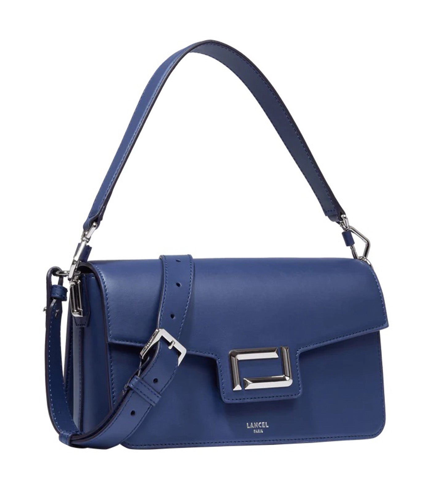 Lancel Angèle de Lancel M Flap Bag 4D Ultramarine