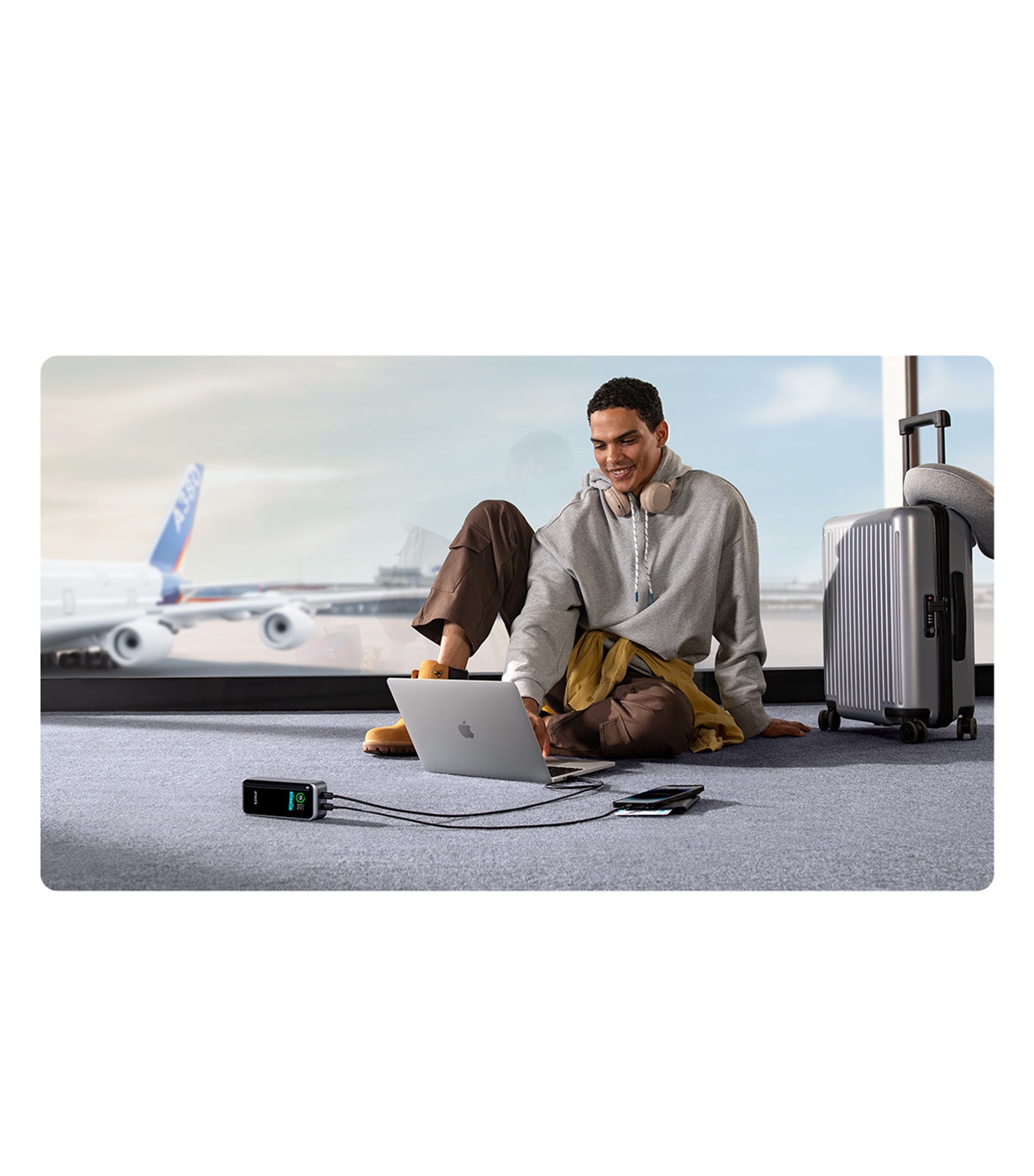 Prime 12,000MAH Power Bank 130W - Black Iteration 1