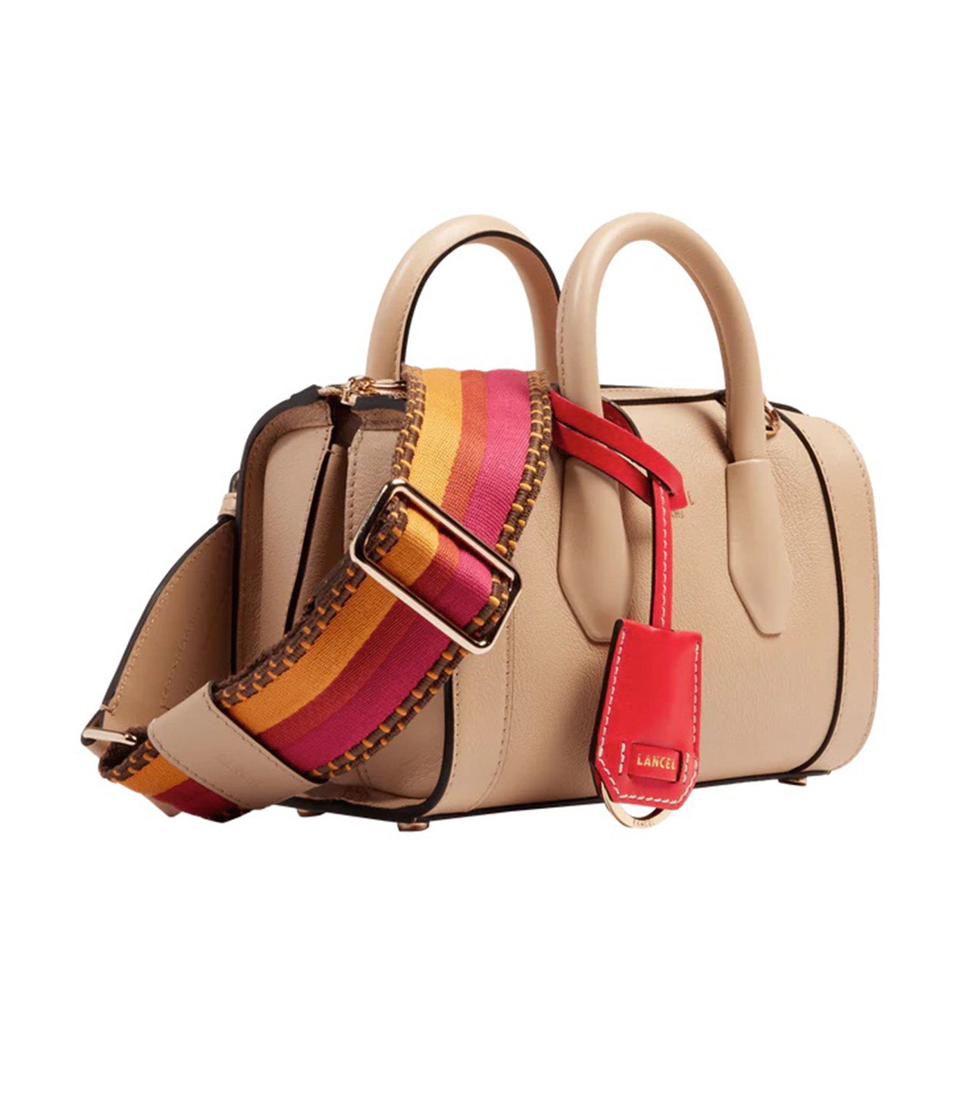 Lancel BCBG de Lancel Mini Bowling Bag J5 Cappuccino