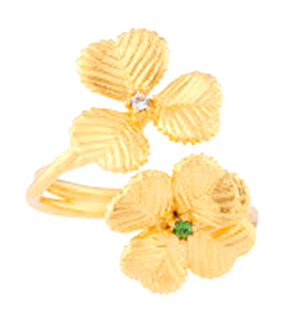 Clovers Adjustable Ring