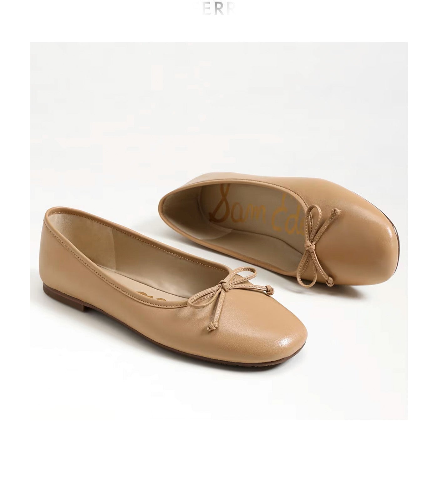 Sam Edelman Alie Ballet Flat Leather French Sand