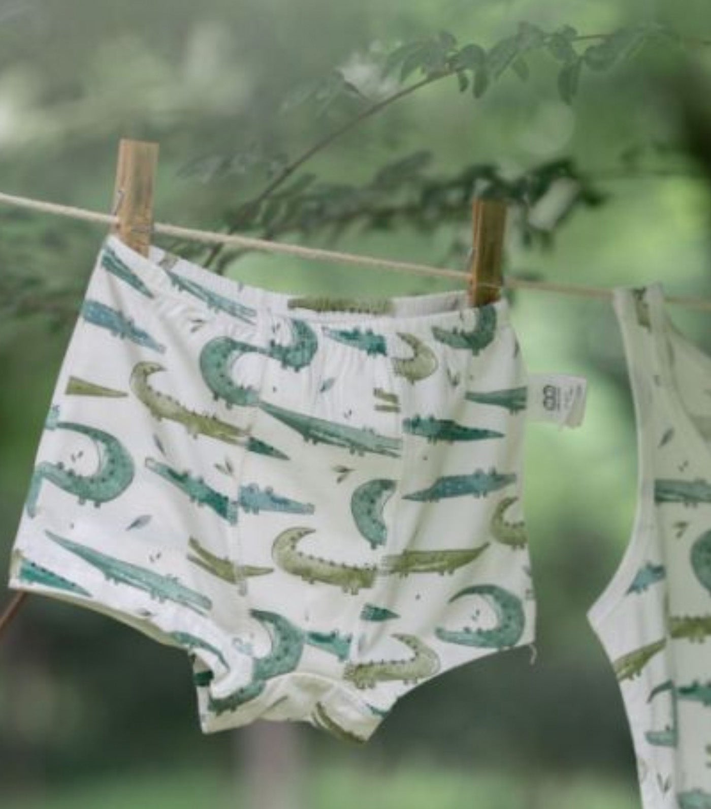 Baby Underwear Sando Shorts Set