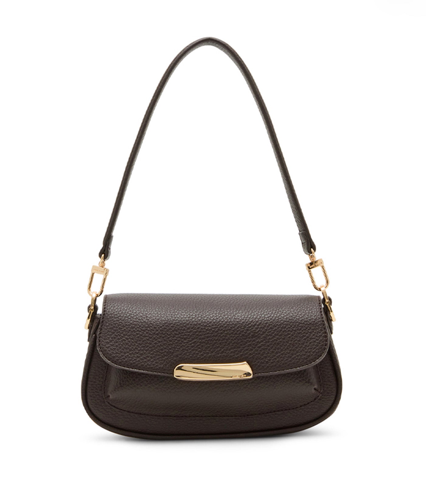 Textured Flap Shoulder Bag