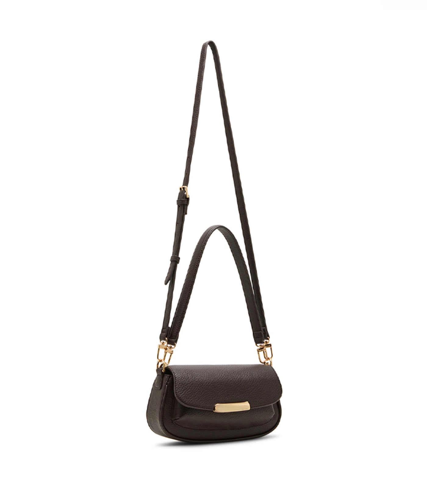 Textured Flap Shoulder Bag