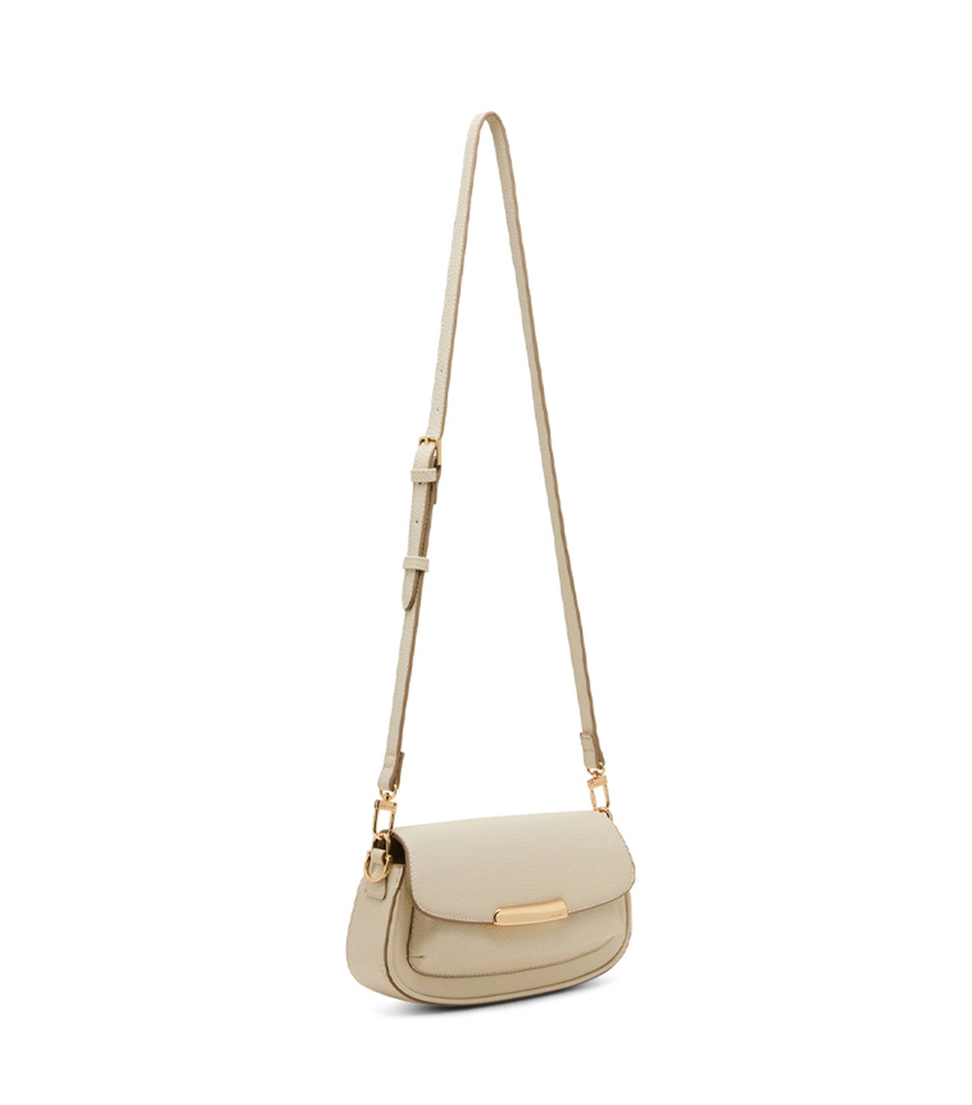 Textured Flap Shoulder Bag