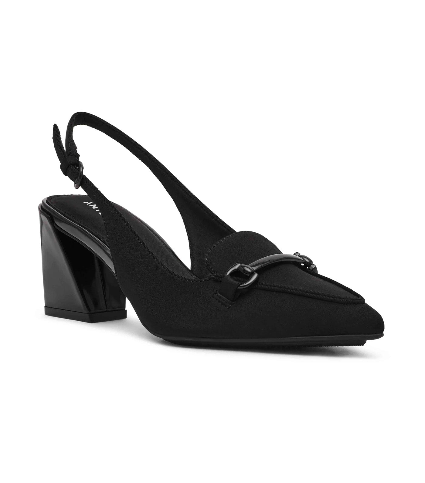 Royce Block Heel in Black