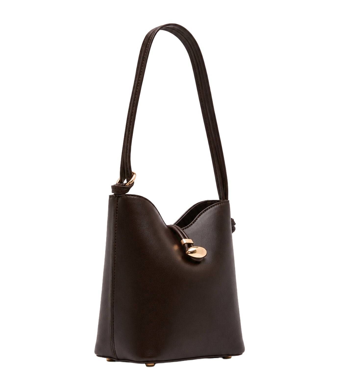 Mini Bucket Bag Brown
