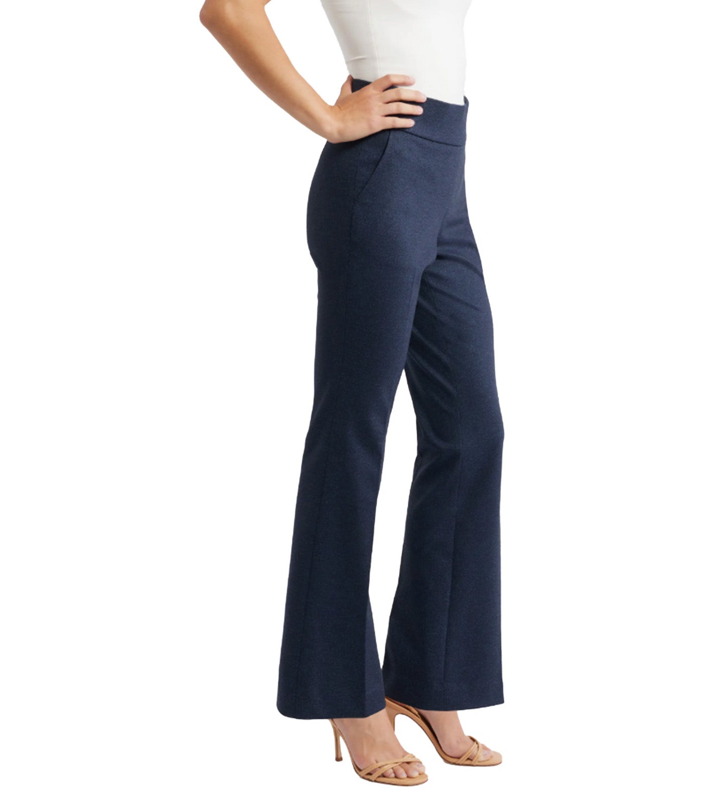 Anne Klein Bootcut Pants Dark Blue