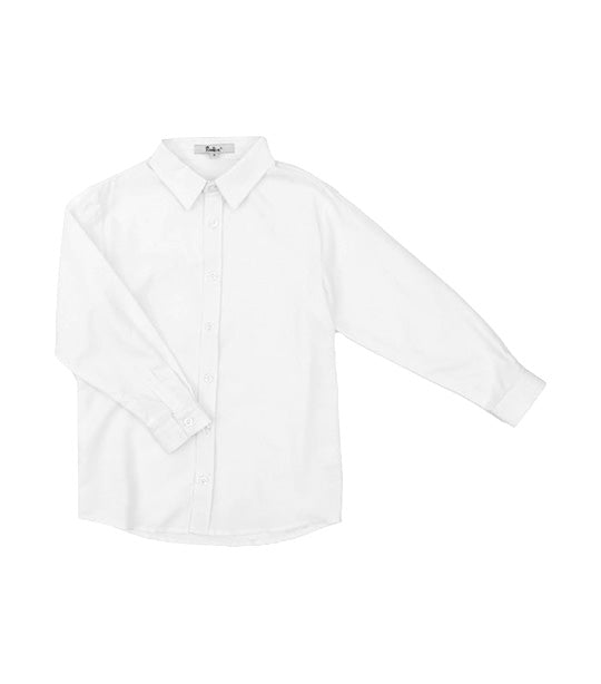 Austin Basic Button Up Shirt White