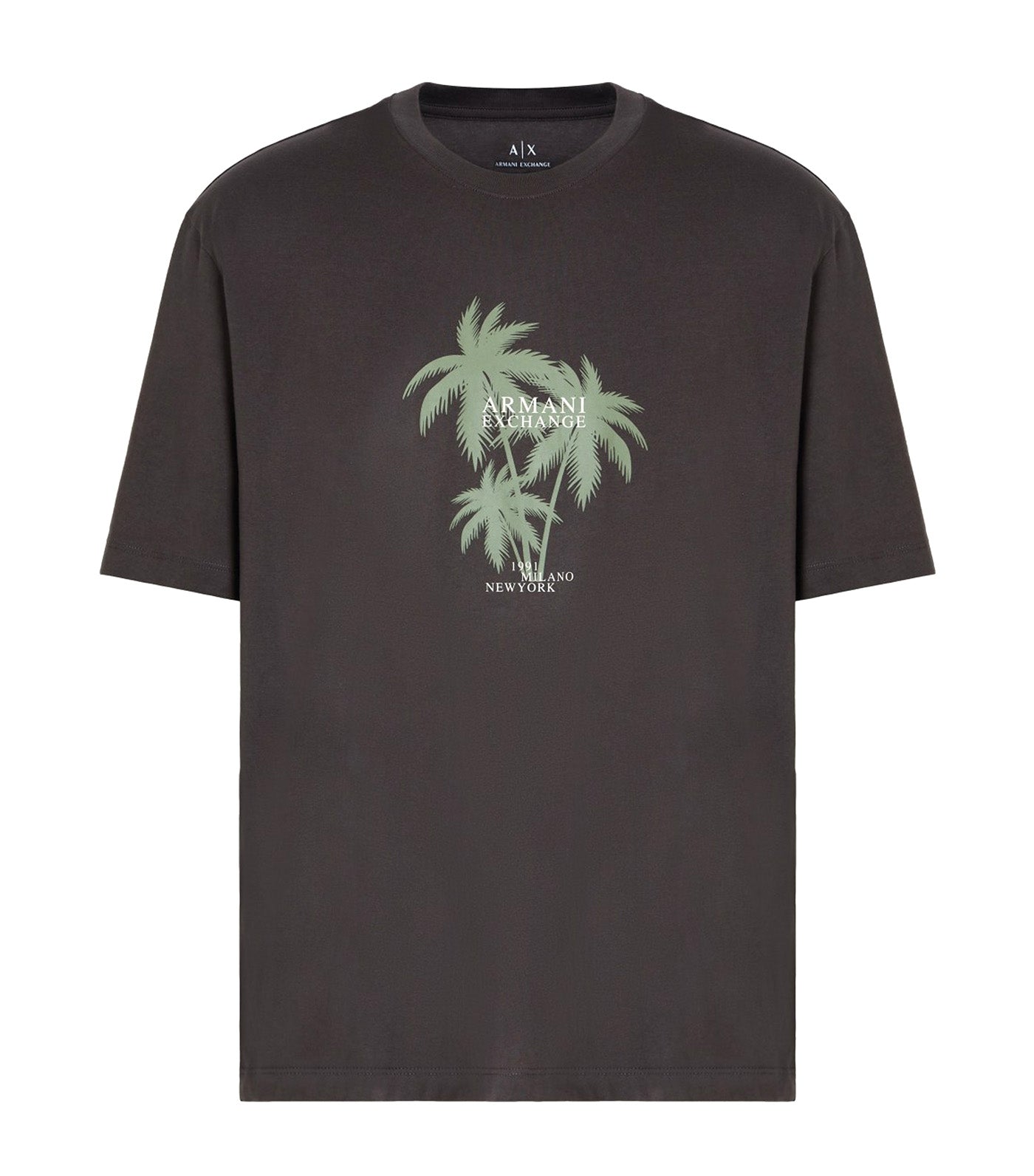 Short Sleeve Crew Neck T-Shirt Black Ink