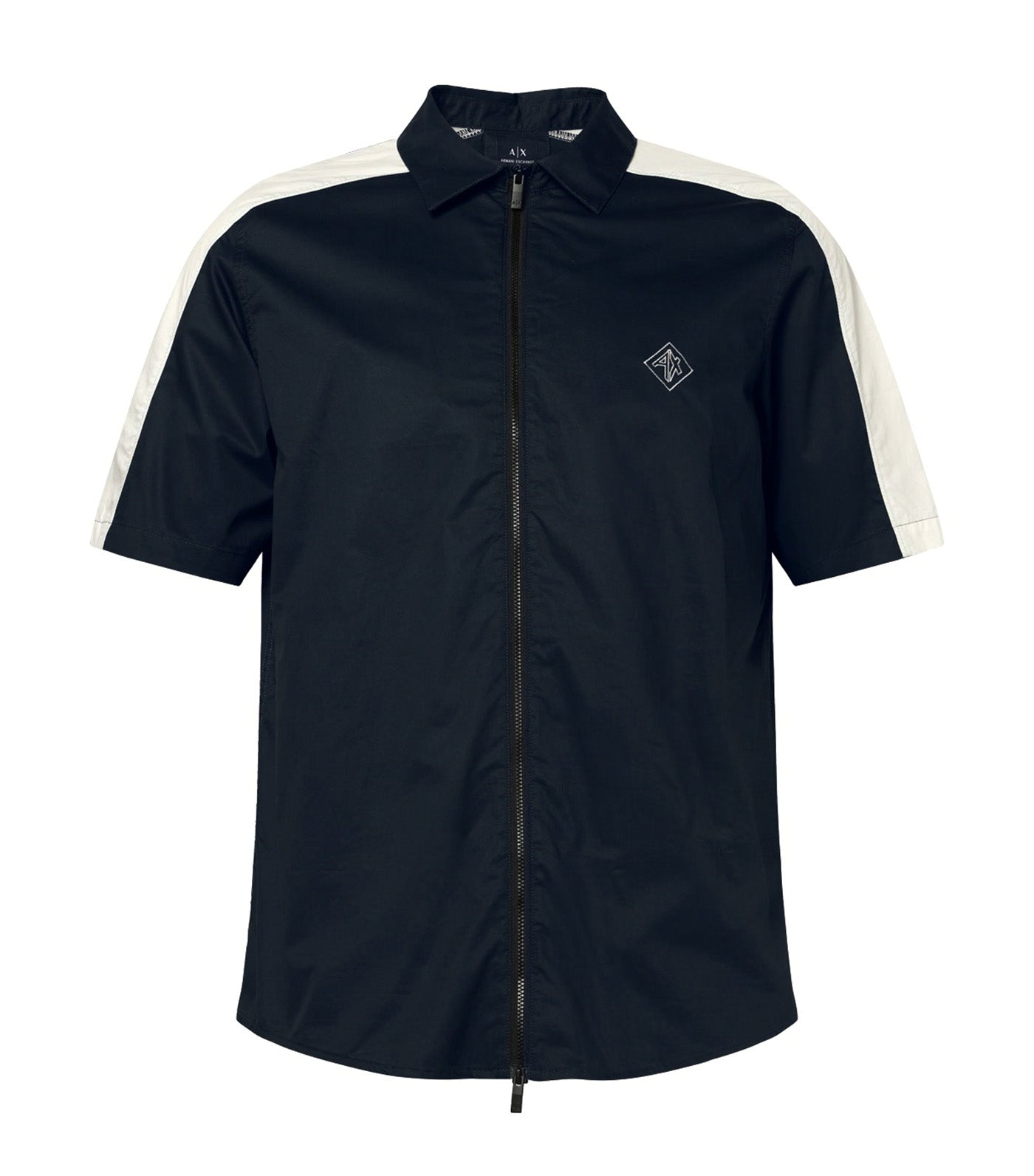 Monogram Cotton Tee Deep Navy/Off White