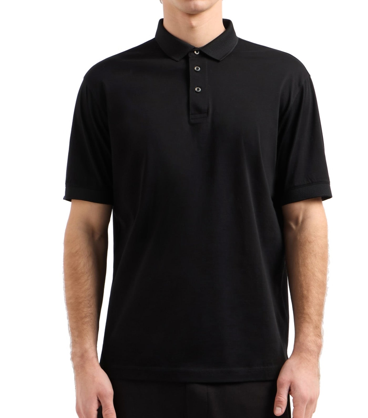 Regular Fit Polo Shirt in Mercerised Cotton