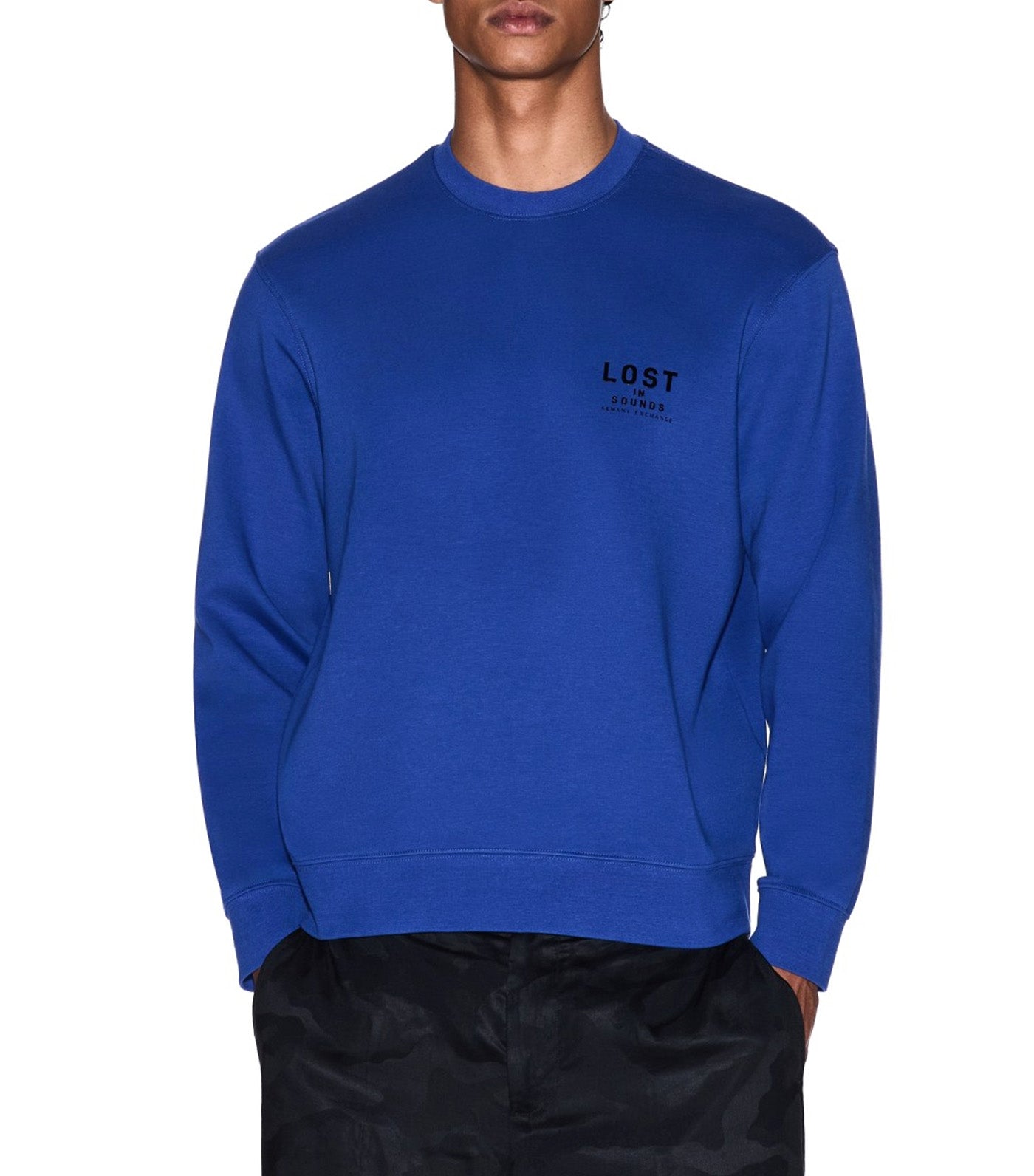 Lost in Sound Crew Sweatshirt Mazarine Blue