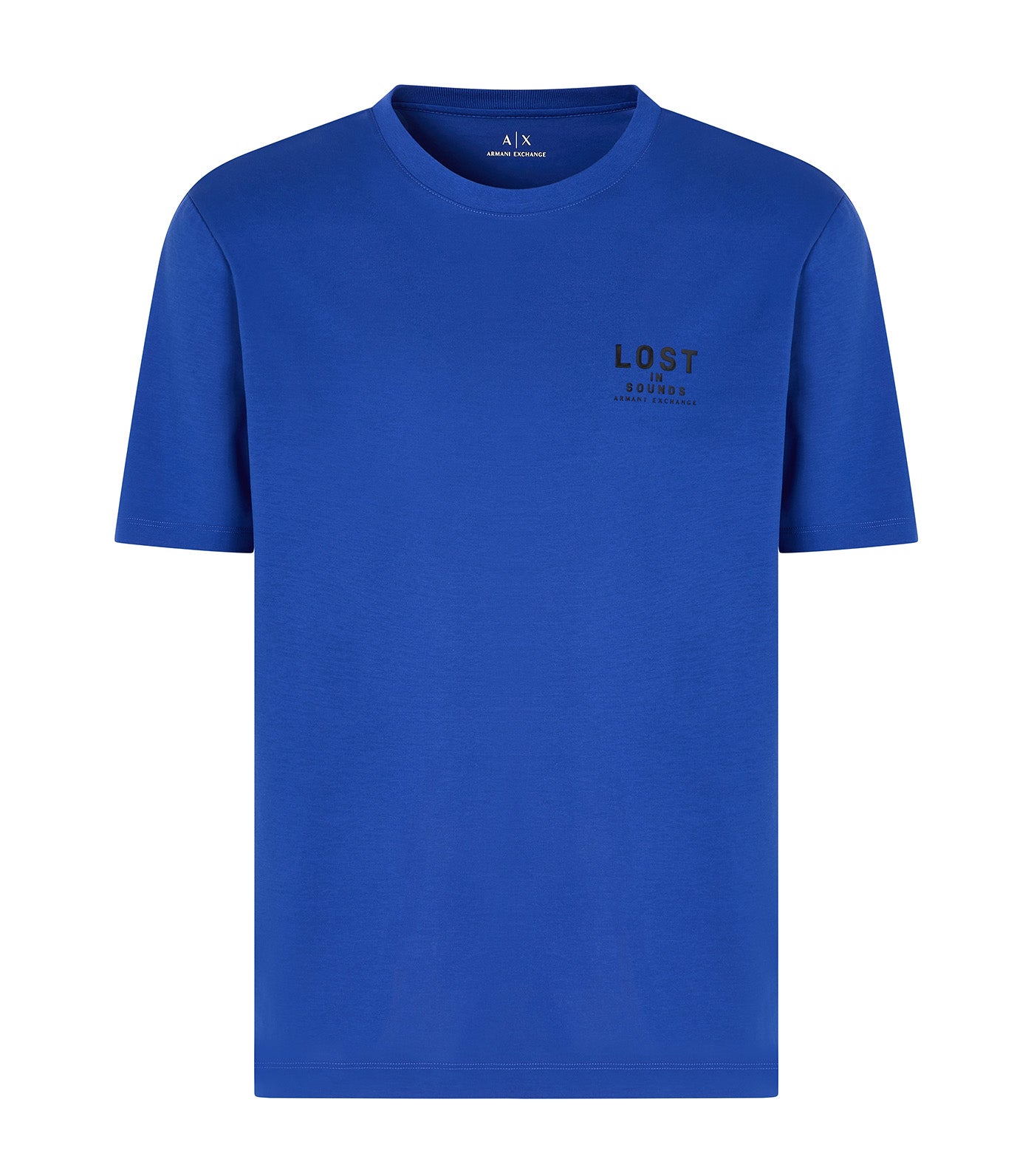 Regular Fit T-Shirt with Logo Print Mazarine Blue
