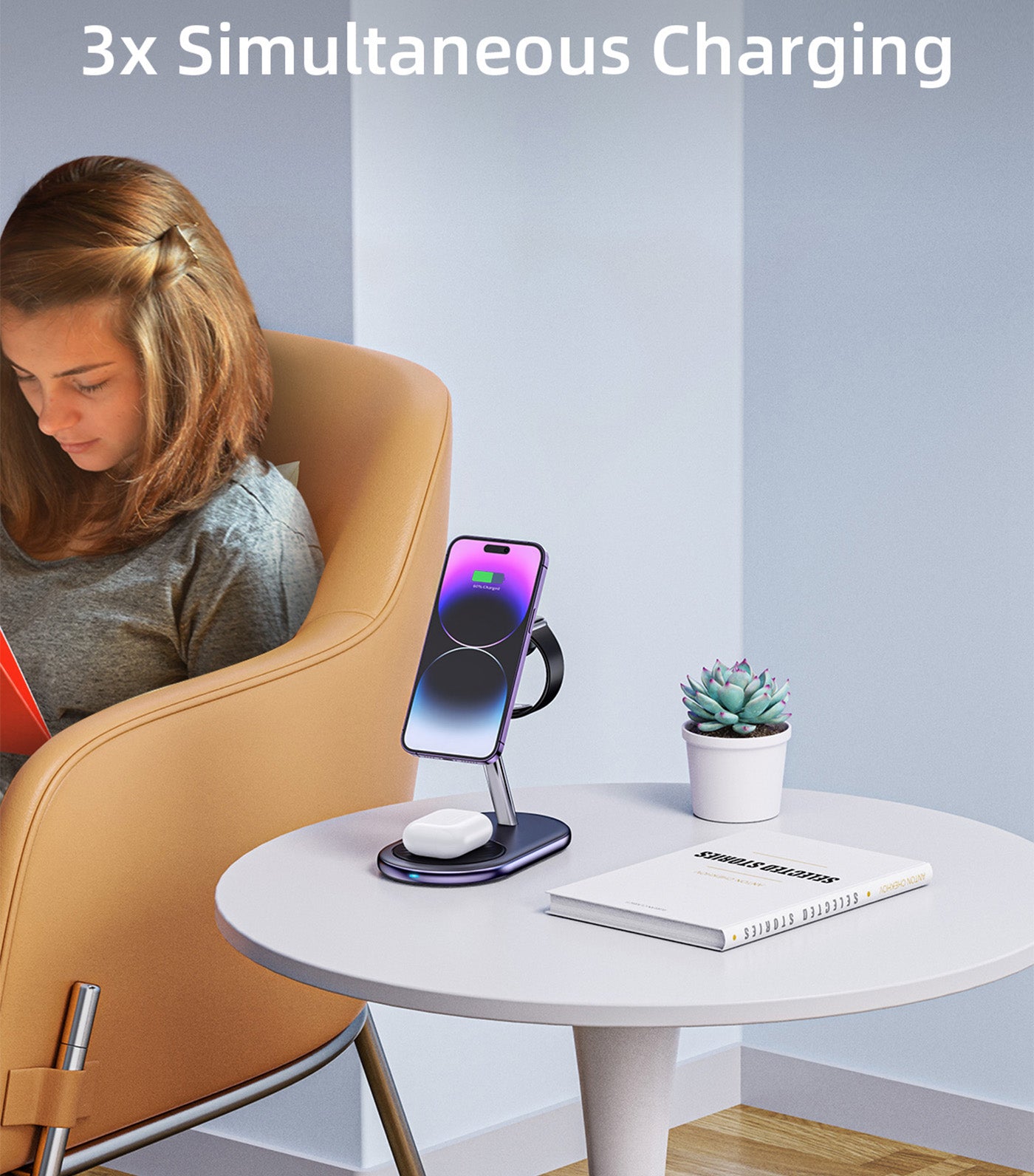 Magstation 3-in-1 Charging Station Black