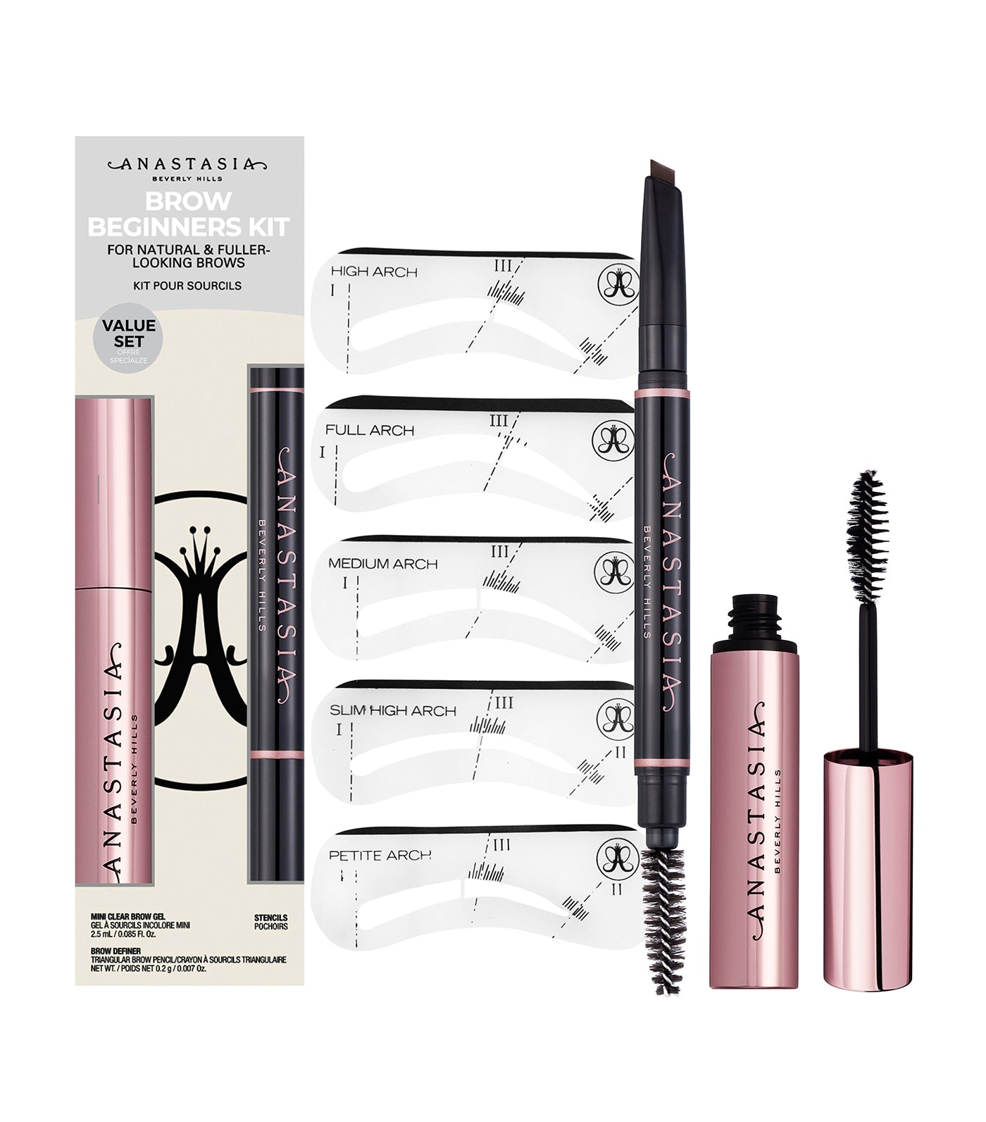 Brow Beginners Kit for Natural and Fuller Looking Brows