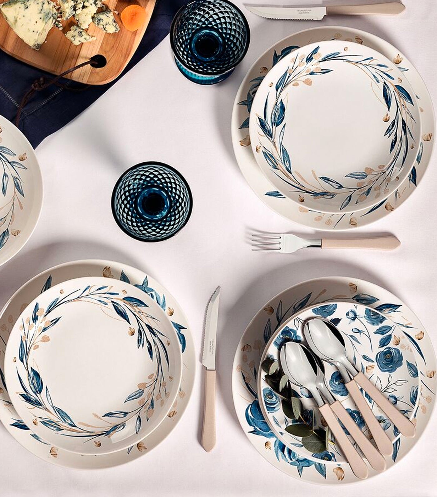 Tramontina Ana Flor Decorated Porcelain Collection