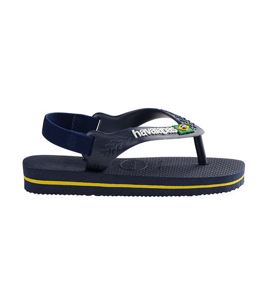 Baby Brasil Logo - Marine Blue/Yellow Citric