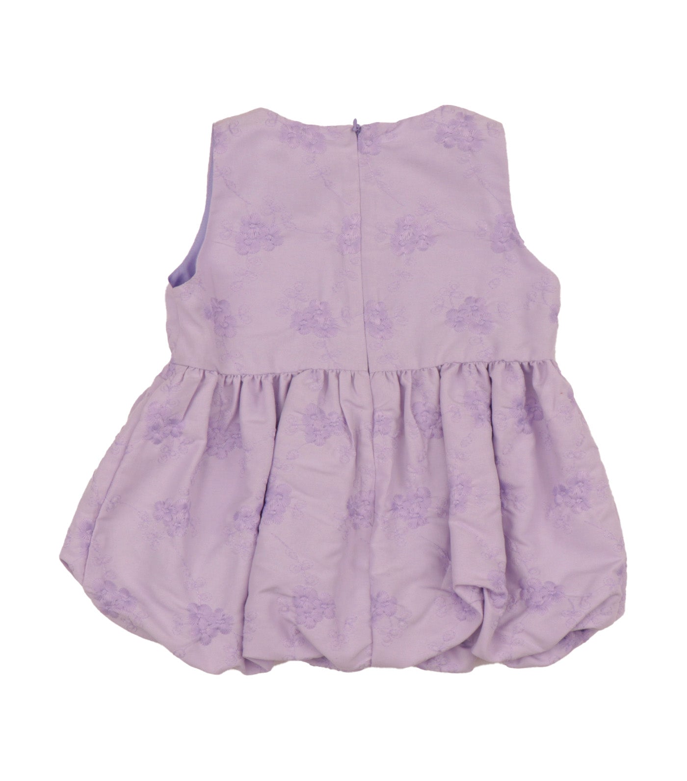 Bailey Bubble Round Neck Top Purple