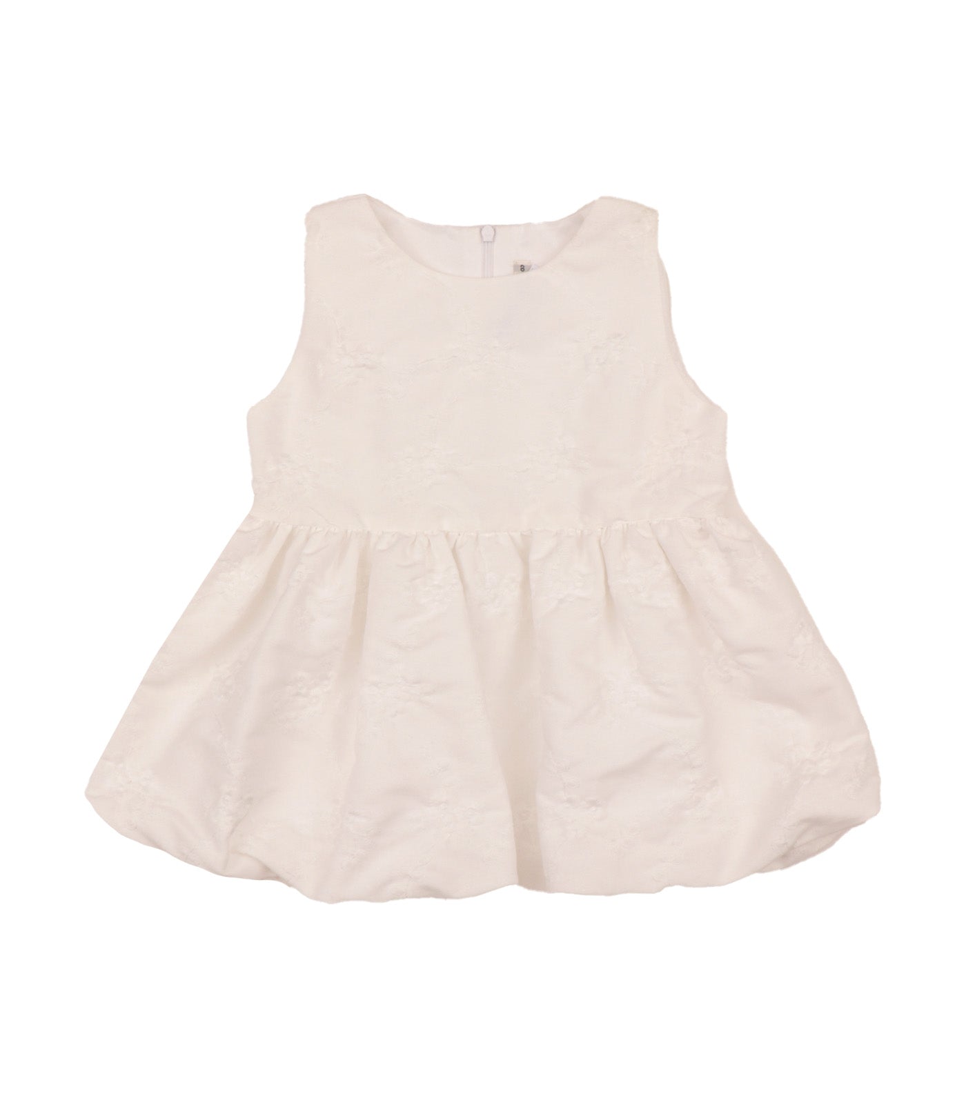 Bailey Bubble Round Neck Top White