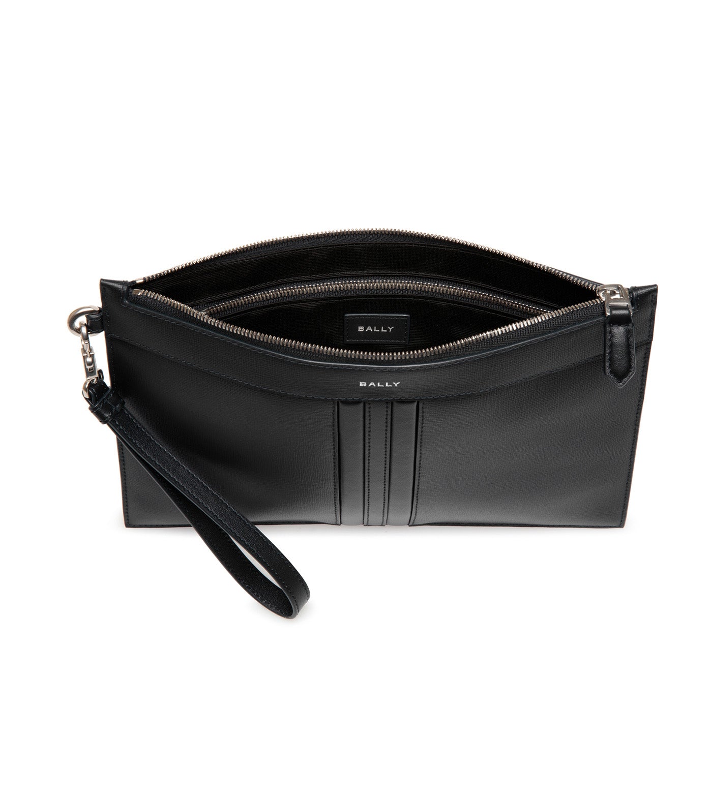 Mythos Pochette in Recycled Leather Black