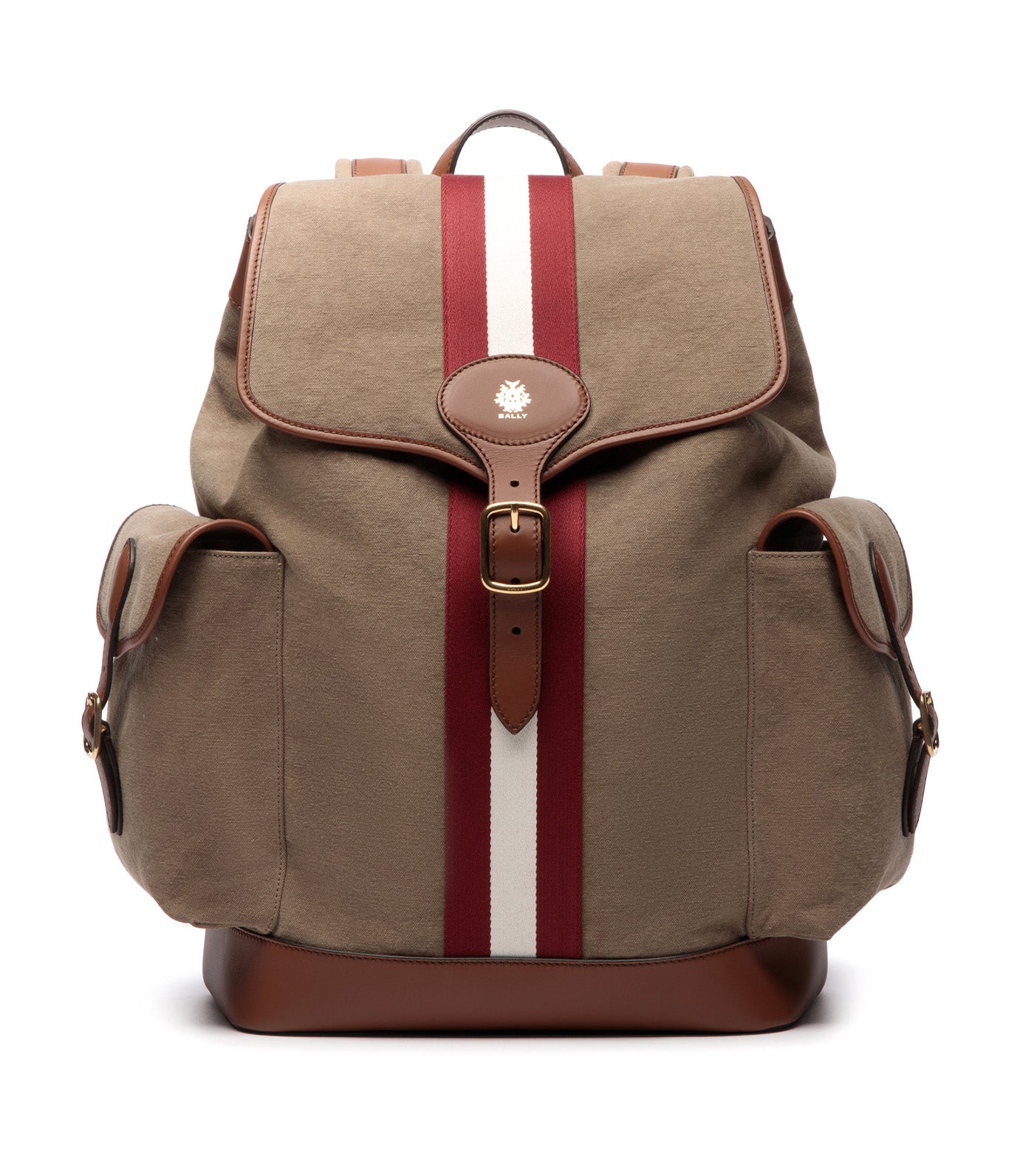 Beckett Backpack Khaki Cotton Canvas
