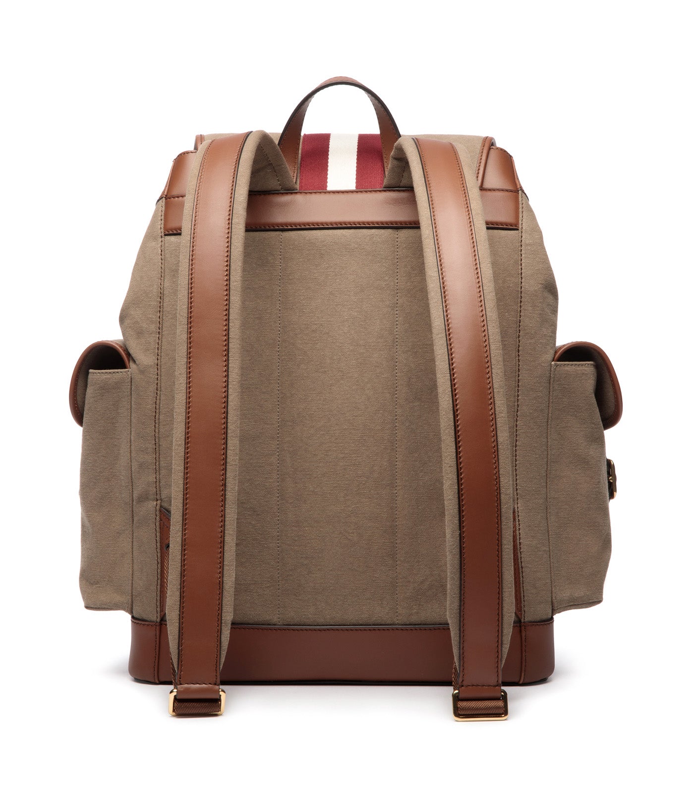 Beckett Backpack Khaki Cotton Canvas