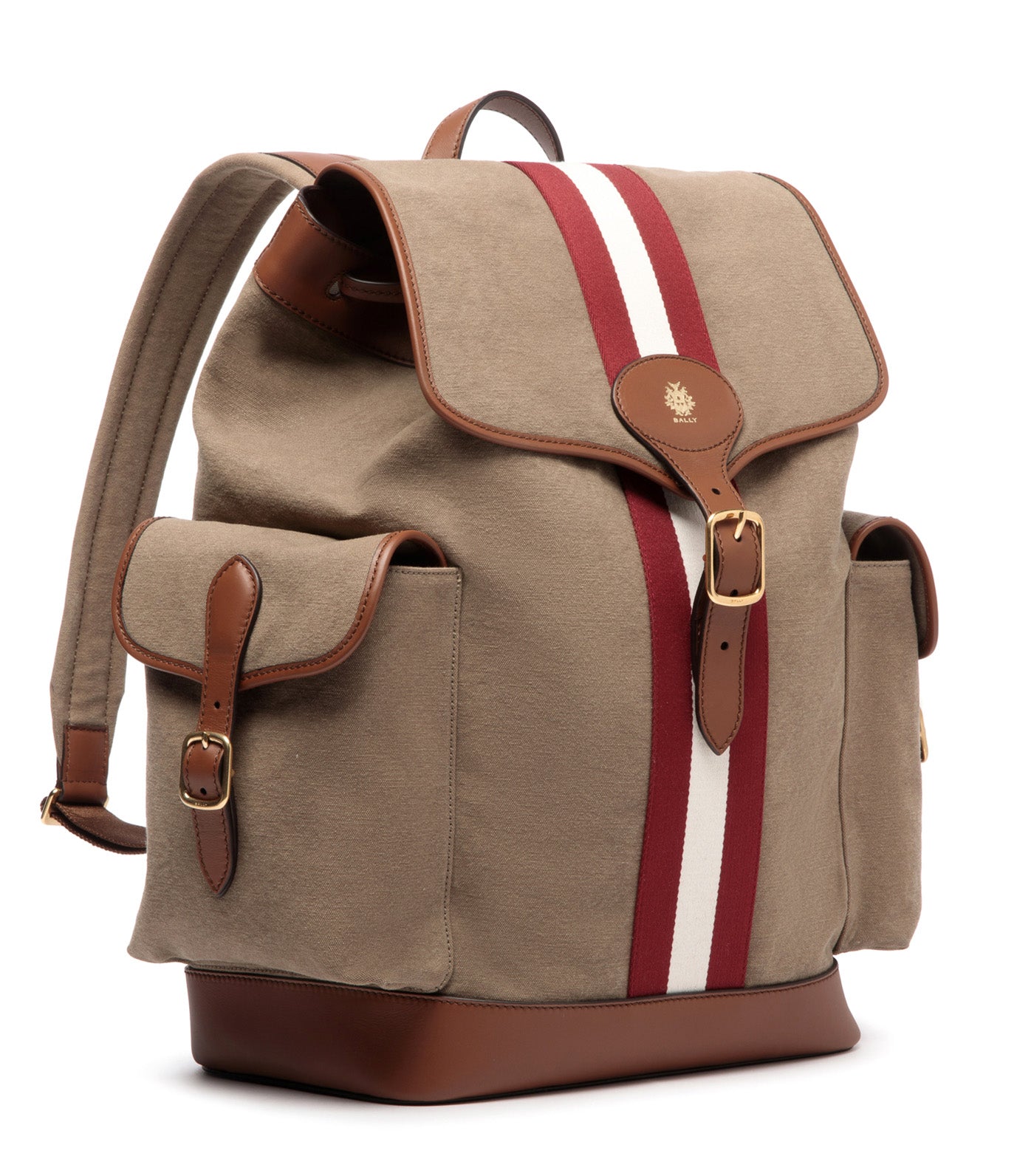 Beckett Backpack Khaki Cotton Canvas