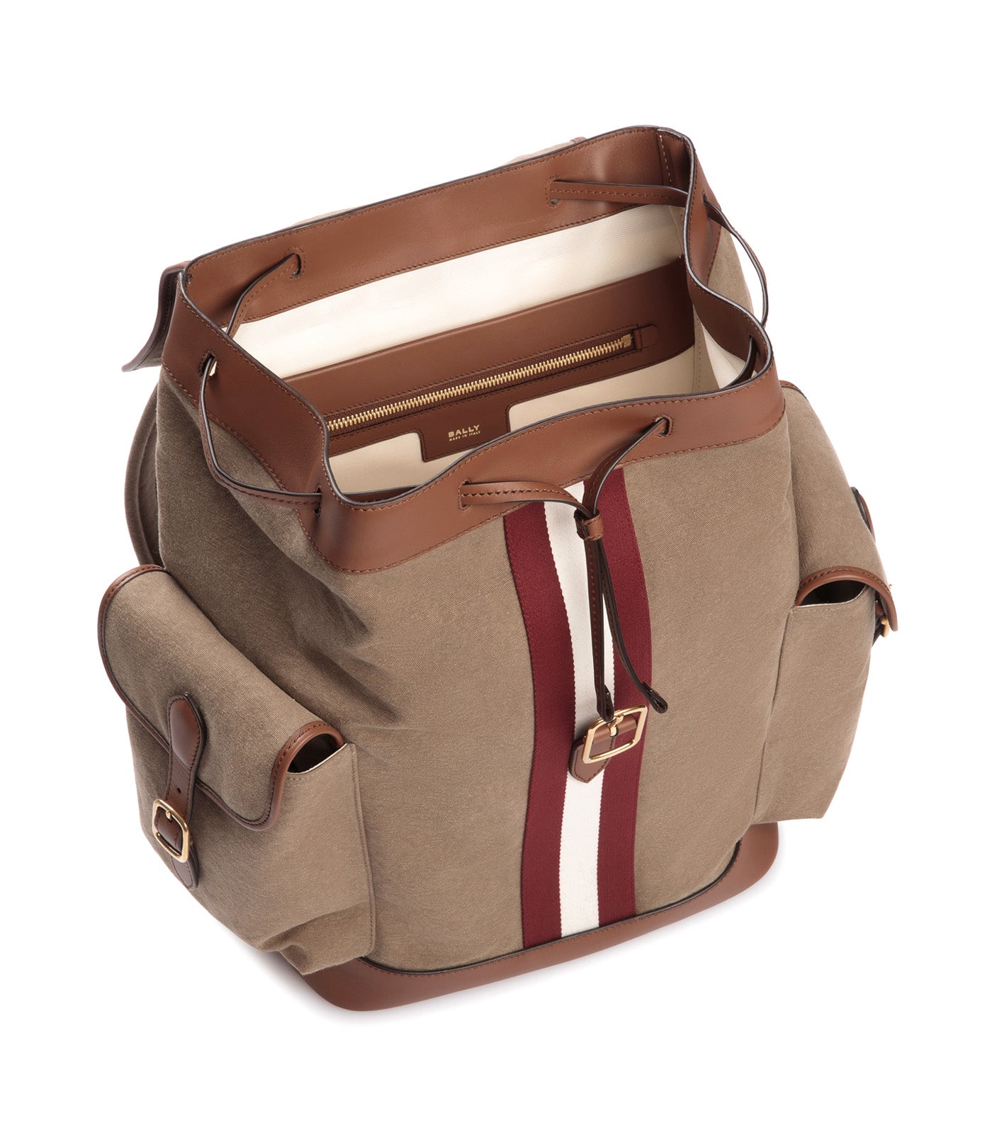 Beckett Backpack Khaki Cotton Canvas