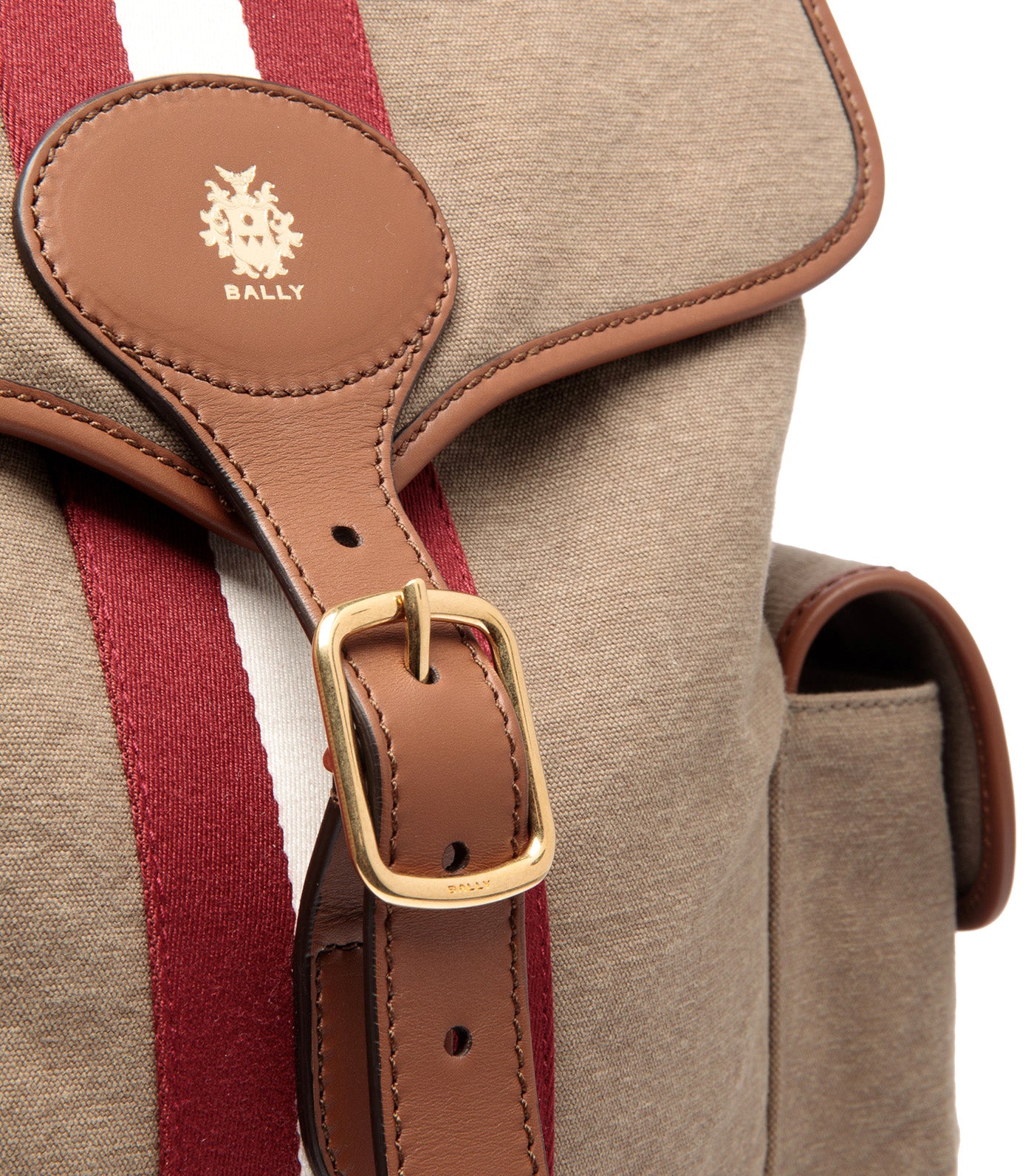 Beckett Backpack Khaki Cotton Canvas