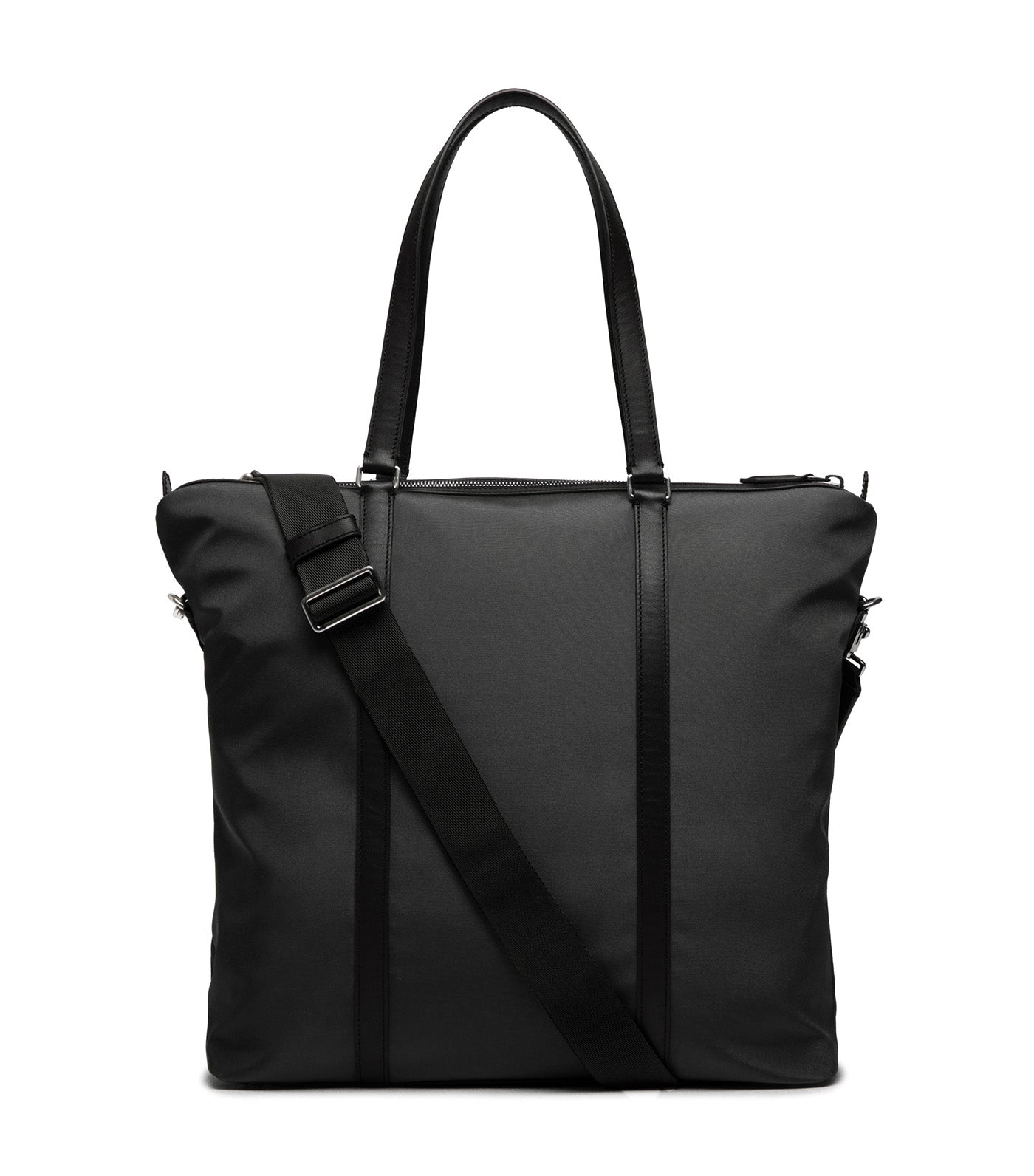 Code Tote in Nylon Black