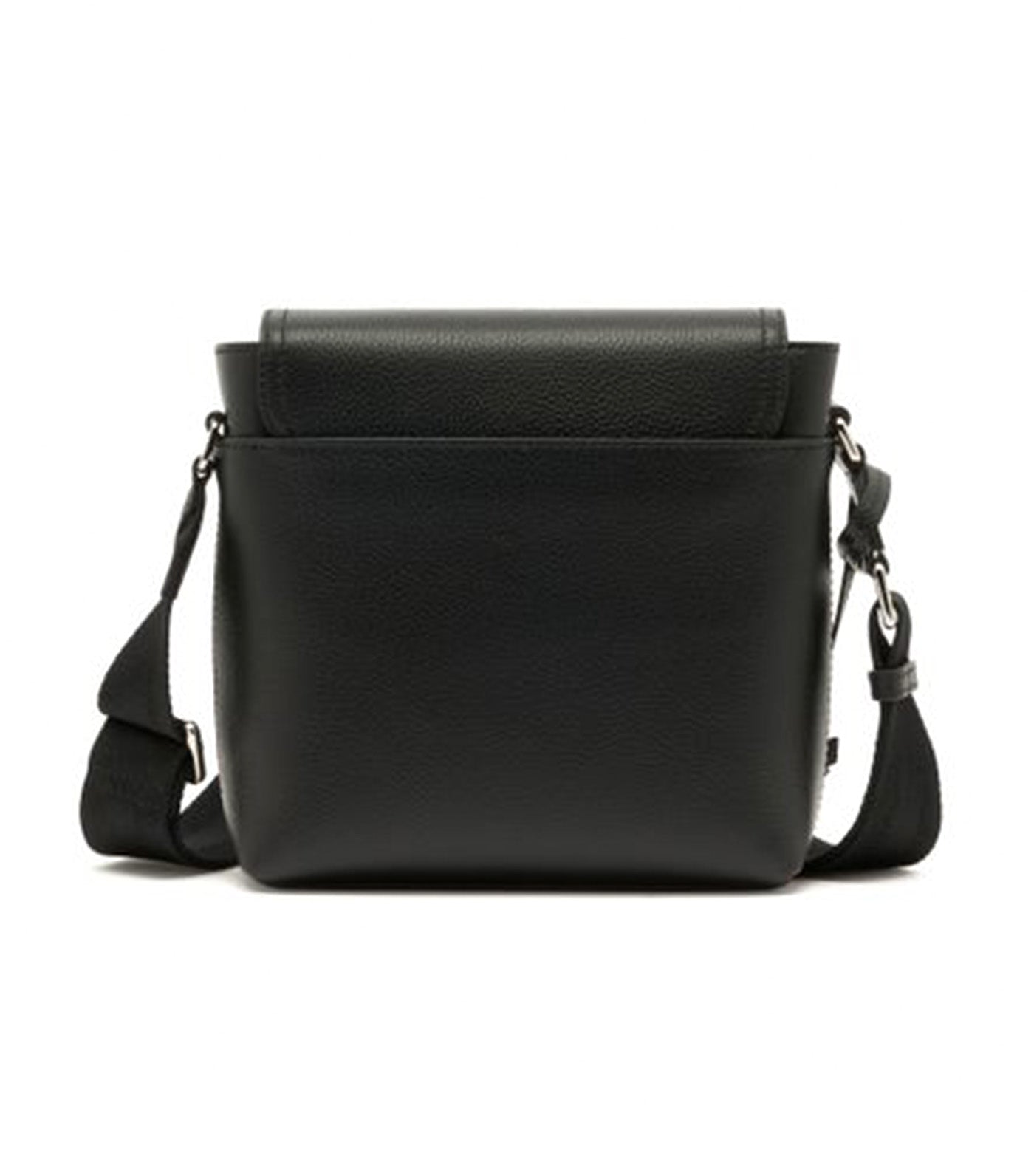 Capitol Crossbody Bag in Grained Leather Black